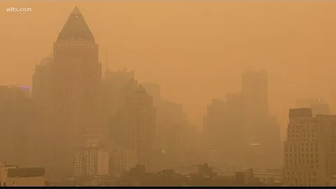 Hazardous smoke from wildfires hangs over millions in Canada, US