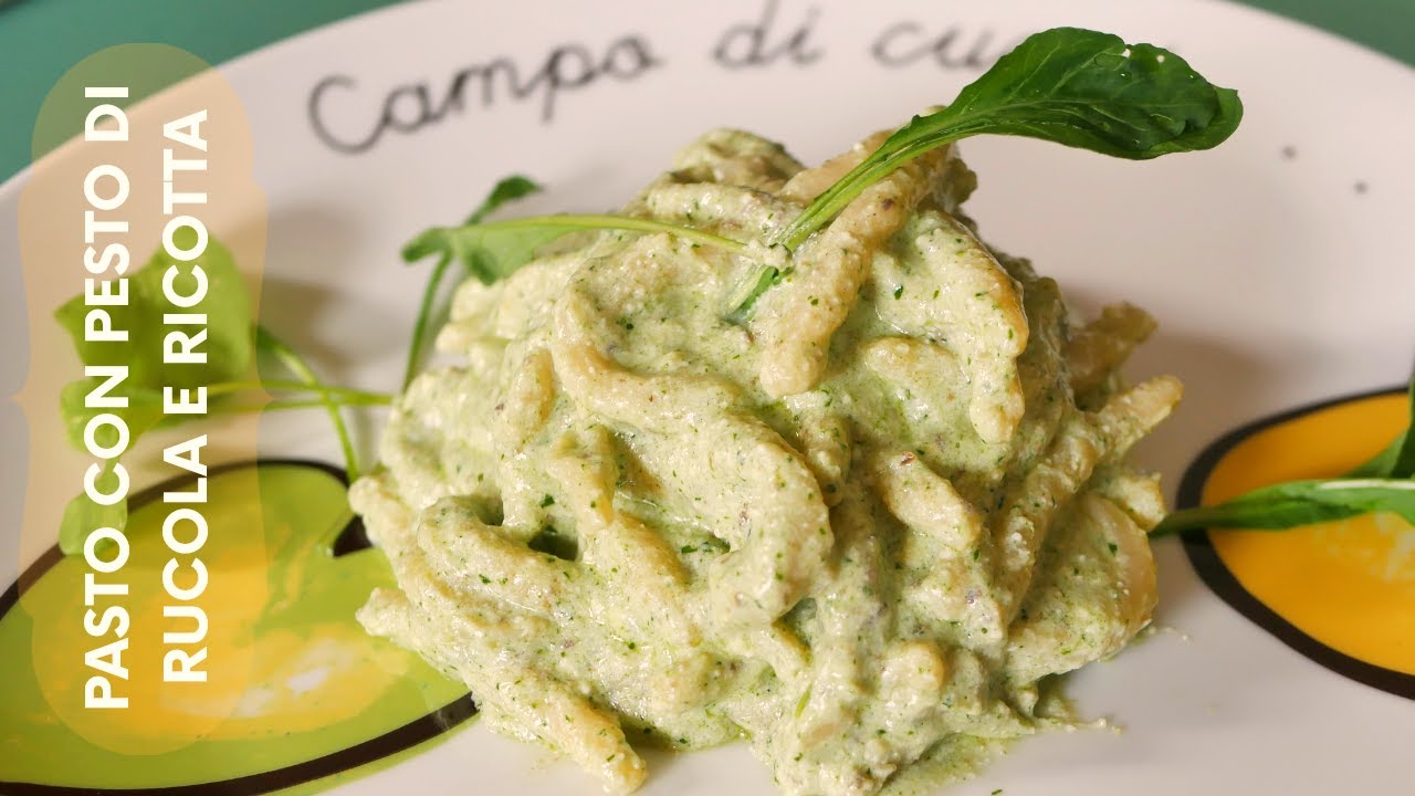 PASTA CON PESTO DI RUCOLA E RICOTTA RICETTA DI PASTA COMODA E VELOCE