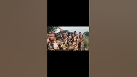 CISF RTC ARAKKONAM @ STF   COMMANDO @ 16 KM RUNNING....