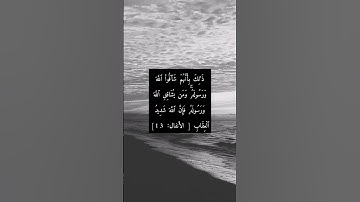 الآية 13 من سورة الأنفال بصوت سعد الغامدي