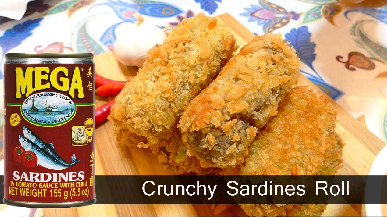 Crunchy Sardines Roll Recipes YouTube