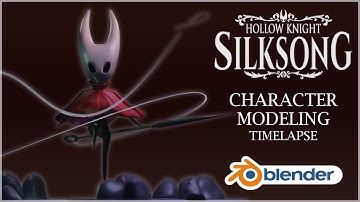 Hornet Hollow Knight SilkSong Character Modeling Timelapse