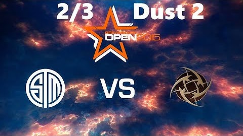 TSM vs NiP - 2/3 Dust 2. Мажор DreamHack Open Cluj Napoca 2015. Playoff 1/4 Стадия. CS:GO