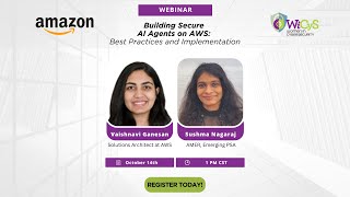 Celebrity Amazon Web Services Webinar | Building Secure AI Agents on AWS: Best Practices and Implementation Profile