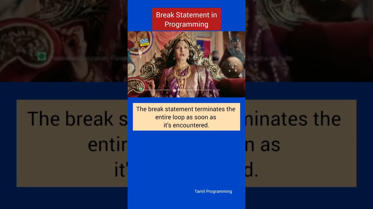 Break and Continue statement in Programming 🔥