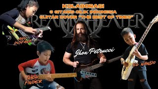 Kolaborasi 3 Gitaris Cilik || Guitar Cover The Best Of Times || Abim Finger, Ayu Gusfanz, El Nando