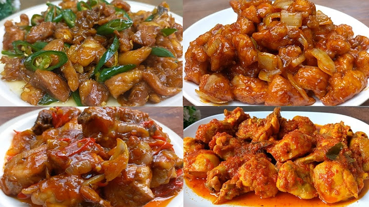 4 MACAM RESEP MASAKAN OLAHAN AYAM, SIMPLE DAN ENAK PASTINYA BIKIN NAGIH