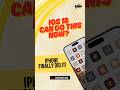 What Apple Finally Added in iOS 18 #shorts