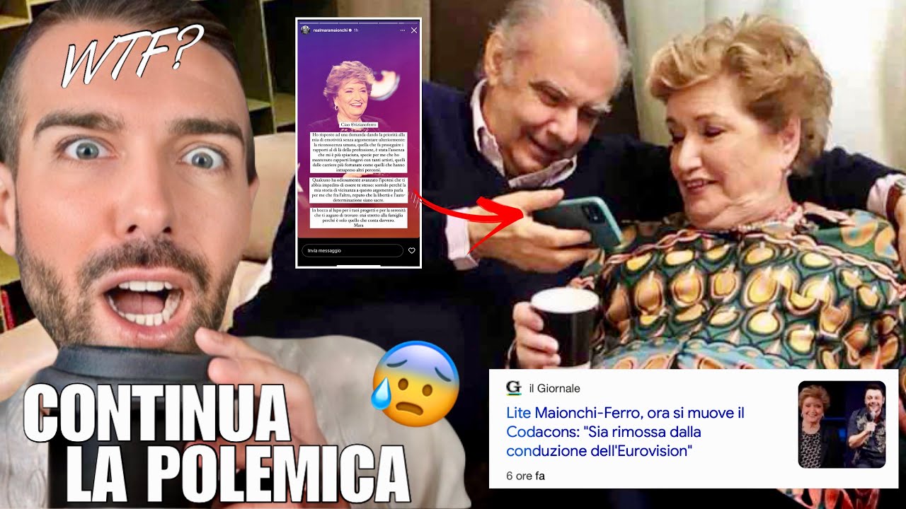 CONTINUA LA POLEMICA MARA MAIONCHI vs TIZIANO FERRO: CODACONS ATTACCA! | Spillin' the tea🥤(137/366)