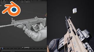 Importing COD .xmodel/.xanim into Blender and setting them up [AR/SMG]