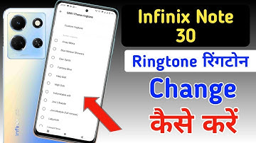 Infinix note 30 ringrone change /Infinix note 30 mein ringtone kaise set kare/ringtone setting