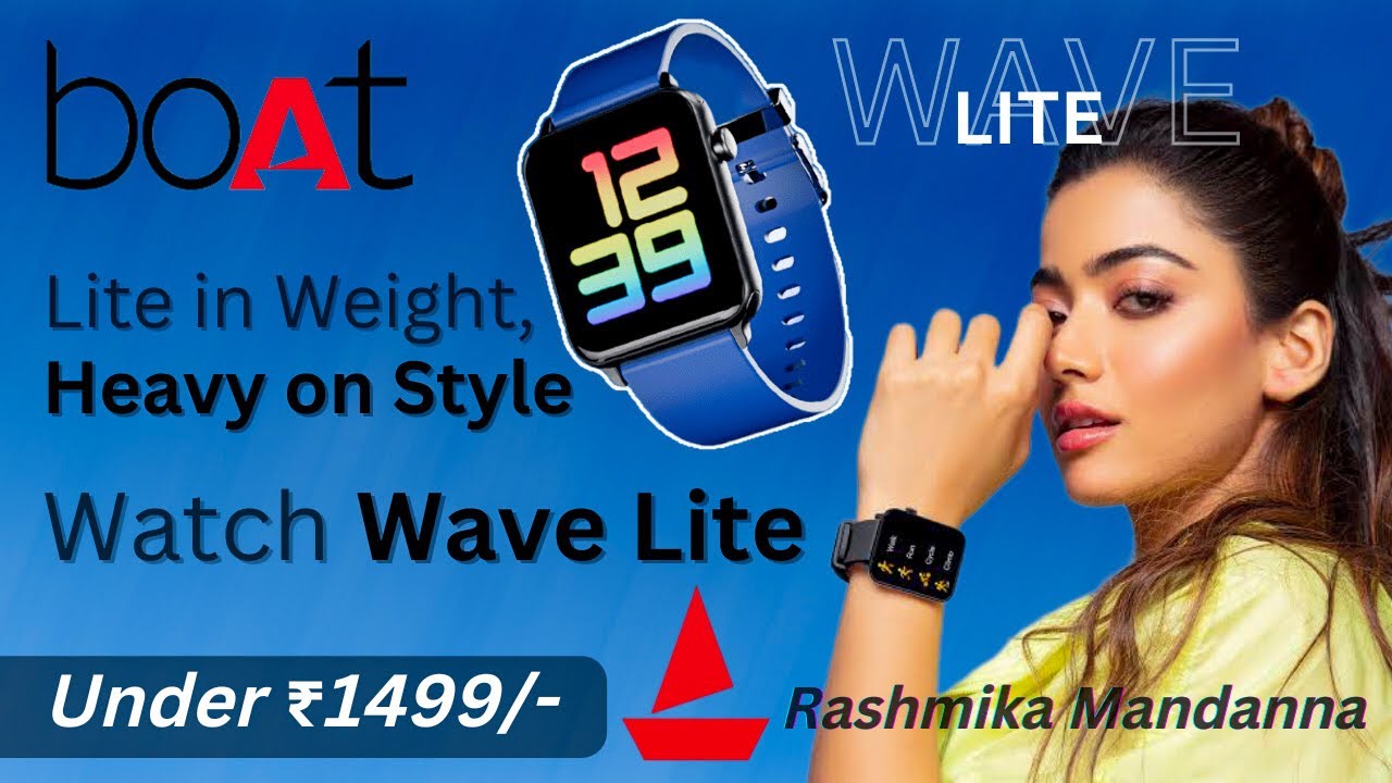 Boat Watch Wave Lite Best Smart Watch Under ₹1499/ boAt YouTube