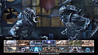 MORTAL KOMBAT X - PREDATOR VS ALIEN (4K 60fps)