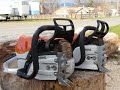 Stihl® Motor Saw 462 vs. 461 vs. 500i  All Stock Comparison