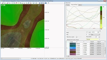 Spatio-temporal model in BioClass: interpolation over surface