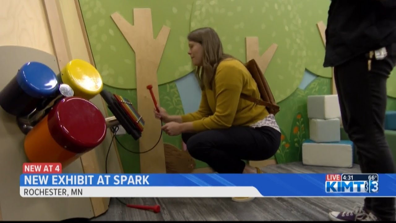 'Wonder Woods' brings the outdoors into Spark Children's Museum - YouTube