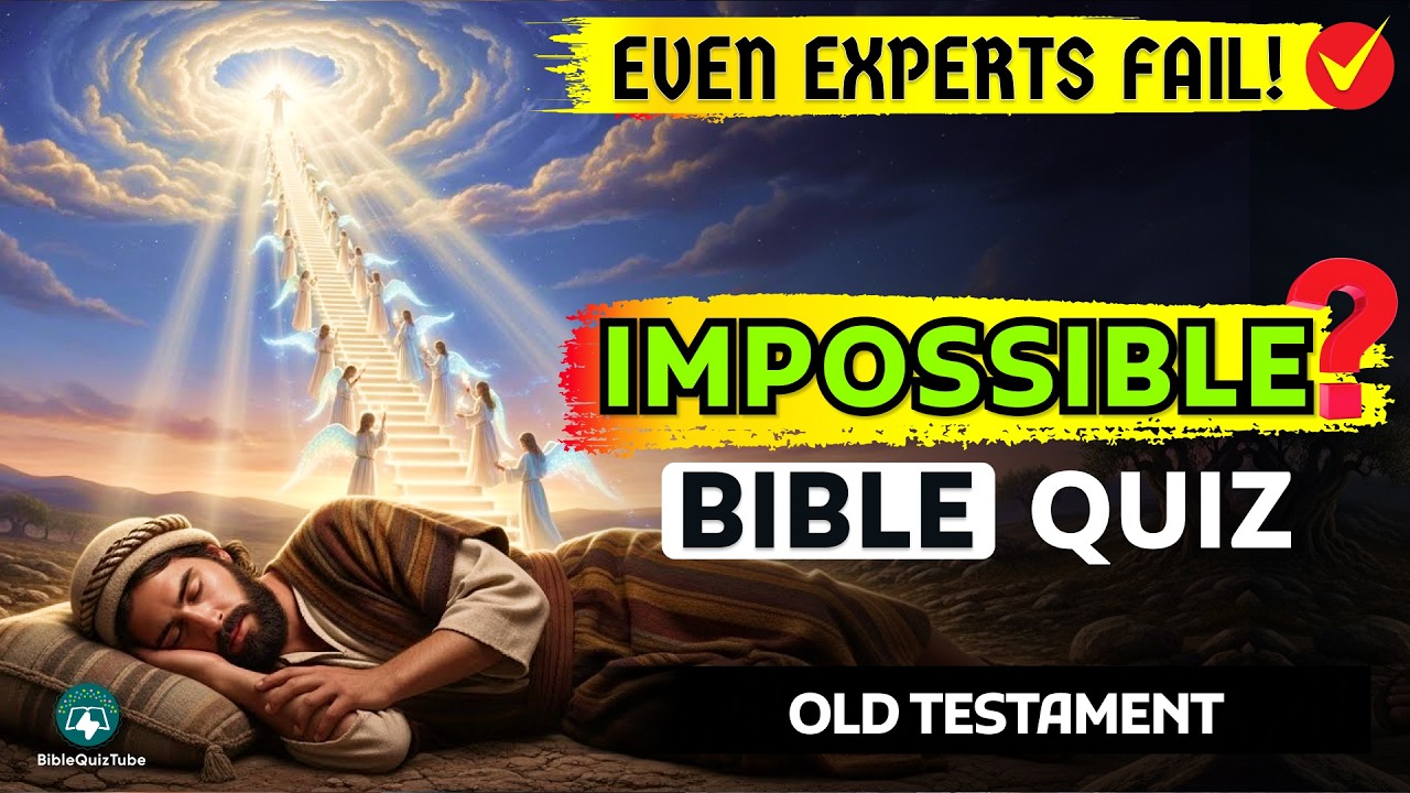 Даже эксперты терпят неудачи! Самый сложный тест по Ветхому Завету, который проверит вашу веру! (...