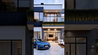 Luxury Modern House Tour Stunning 2-Story Minimalist Design With Car Porch Garden Exteriordesign