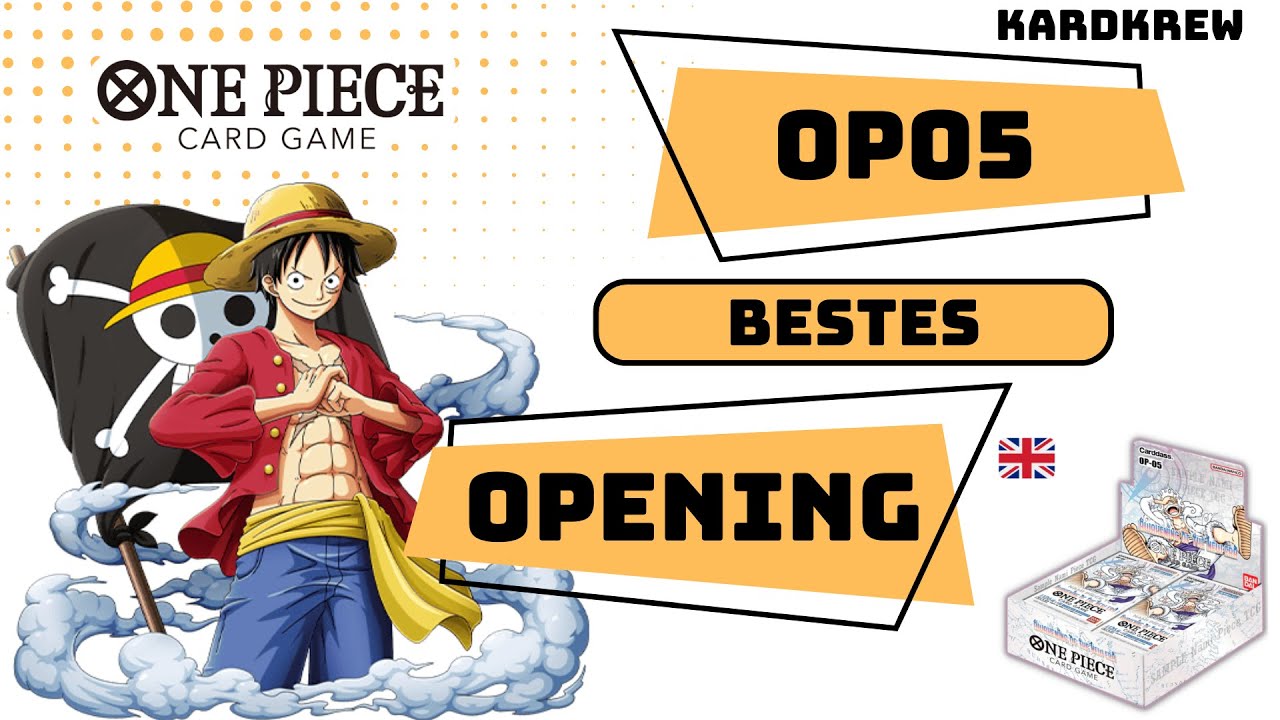 Bester Pull !!! | ONE PIECE CARD GAME | OP05 - Awakening of the New Era Opening | Display unboxing
