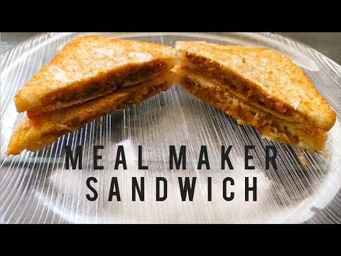 Meal maker sandwich/soya chunks recipe - YouTube