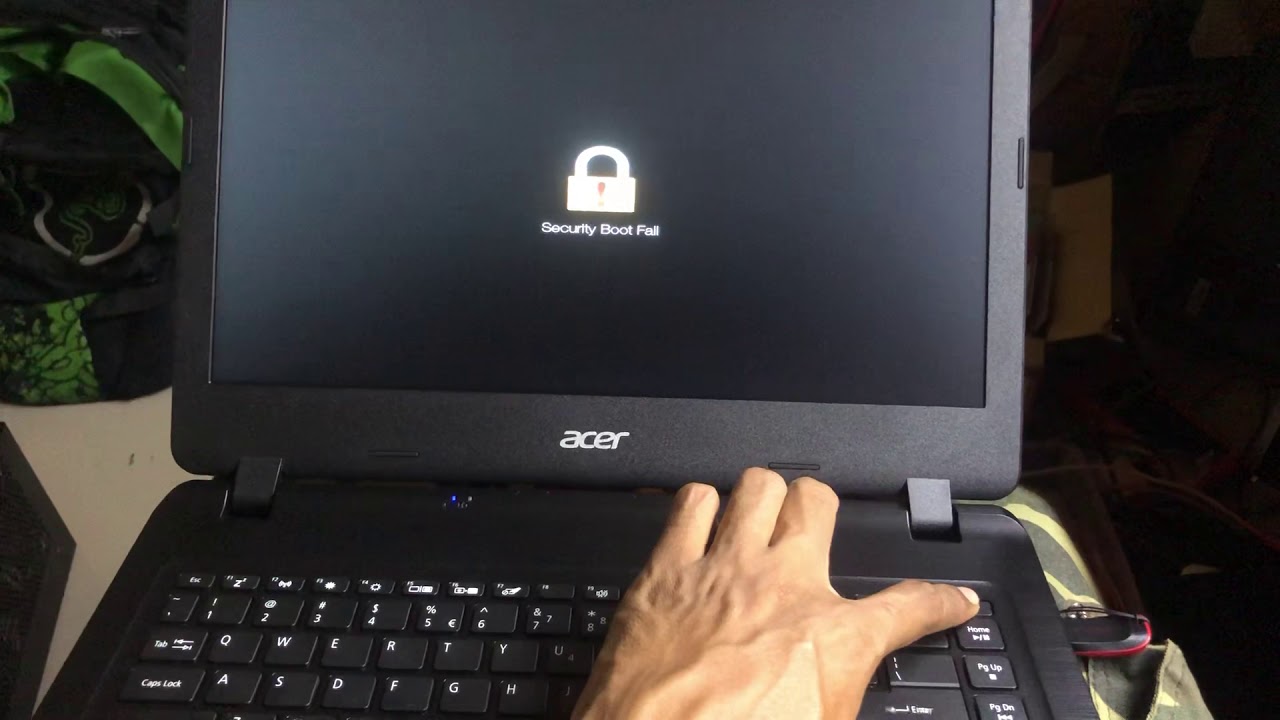 Mengatasi Secure Boot Fail ( cara disable Secure Boot ) 