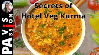 Vegetable Kurma | Hotel Style Veg Kurma