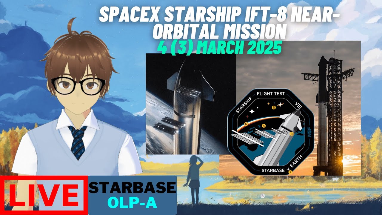 [Fourth live stream] SpaceX Starship IFT-8 suborbital launch mission ...