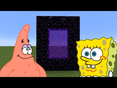 Spongebob and Patrick enter the nether