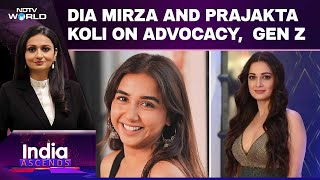 Two Generations, One Dream Dia Mirza And Prajakta Koli Exclusive Women Building India