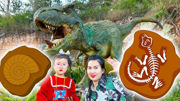 Changcady đi tìm hóa thạch khủng long, gặp khủng long ăn thịt đang ngủ