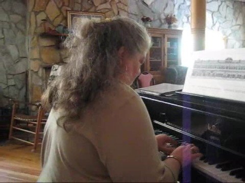 Cheryl Harrell Playing Piano At Matewan, WV 1