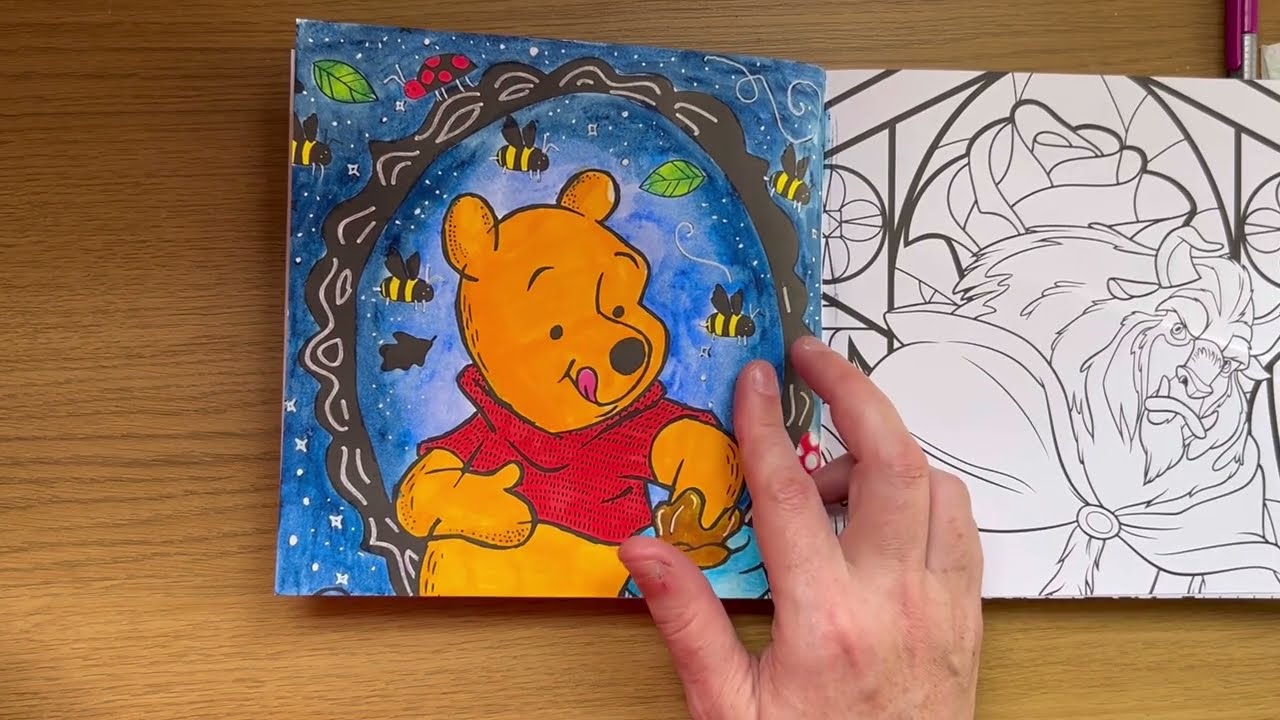 Completed Colouring Pages for August 2025