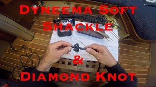 Dyneema Soft Shackle and Diamond knot explained / Grillete de dinema y nudo diamante screenshot 4