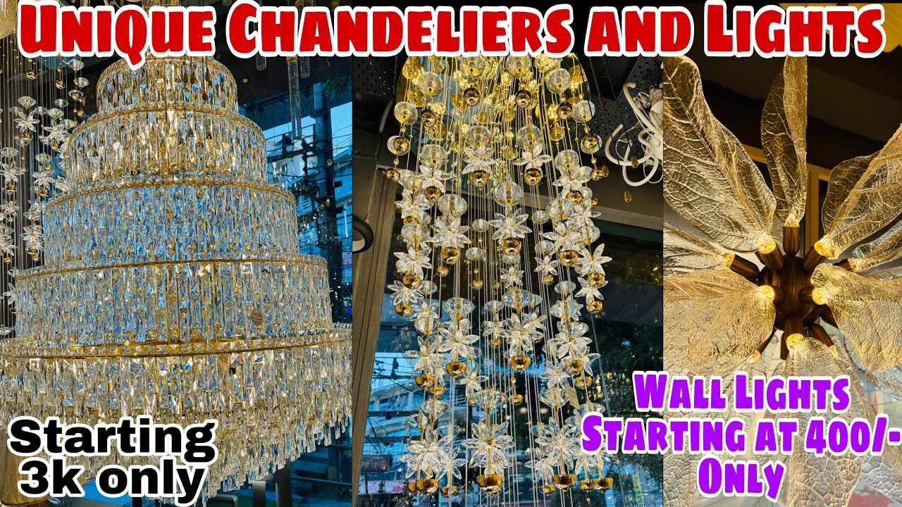 Ceiling Lamp | Antiques Led Crystal Chandelier Light | Chandelier Ceiling Lamp Unboxing & Fitting