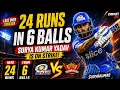 👉 24 Runs in 6 Balls 😱 Surya Kumar Yadav on Fire 🔥 Last Over Thriller | #cricket26 #pixelop
