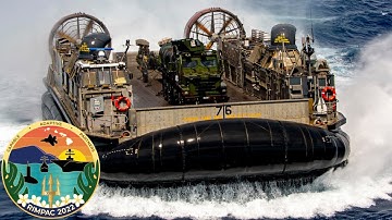 US Navy. Powerful LCAC landing craft during exercise RIMPAC 2022.