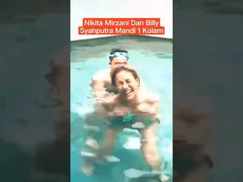 Nikita Mirzani Billy Syahputra Mandi Berdua Dikolam #viralvideo #shorts