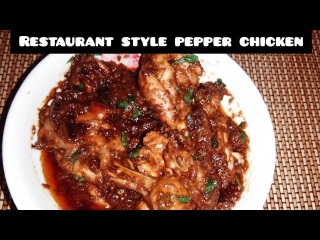 #chickenrecipe #pepperchicken Restaurant Style Pepper Chicken Recipe in Tamil.. / class=