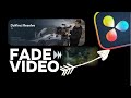 How To FADE A Video In Davinci Resolve in Seconds!