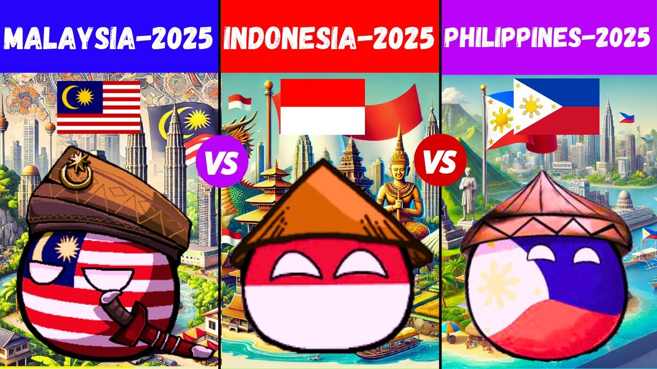 Philippines vs Indonesia vs Malaysia - Country Comparison 2025