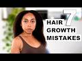 7 Major Reasons Why Your Hair Isn’t Growing!