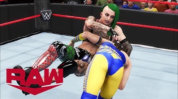 WWE 2K20 RAW RUBY RIOTT VS NIKKI CROSS