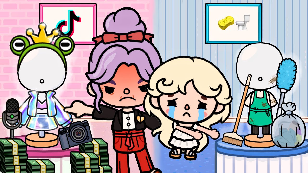 Mom Forces Me To Be A Tiktoker But I Want To Be A Cleaner 🥺🧼💔| Sad Toca Boca Story | Toca Life World
