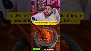 LosPollosTV calculates his ultimate power level #lospollostv #cooking #recipe #xyzbca #trending