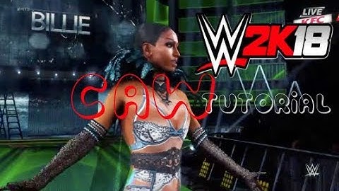 WWE 2K18 Female CAW Tutorial/Speed Create a Diva