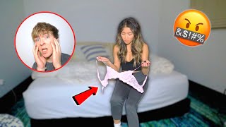 SHE FOUND ANOTHER GIRL'S UNDERWEAR IN MY BED!! *she left*