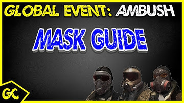 How to get all 3 Masks | The Division Global Event Ambush