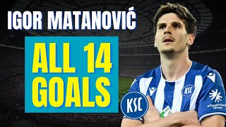 Igor Matanović - ALL 14 GOALS FOR KARLSRUHER | Skills & Highlights