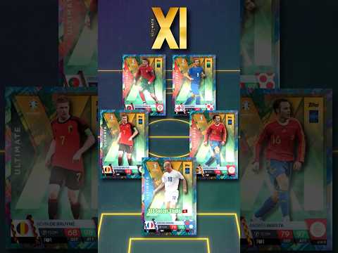 Euro 2024 Topps Match Attax ULTIMATE XI Cards shorts