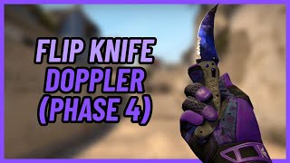★ Flip Knife Doppler (Phase 4) | CSGO Knife Showcase